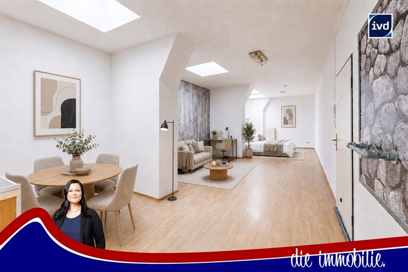 *** 1 Zimmer - EBK - Aufzug - DG - Hassel ***